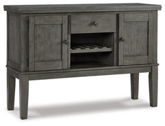 Hallanden Dining Table and 4 Chairs and Bench with Storage - furniture place usa