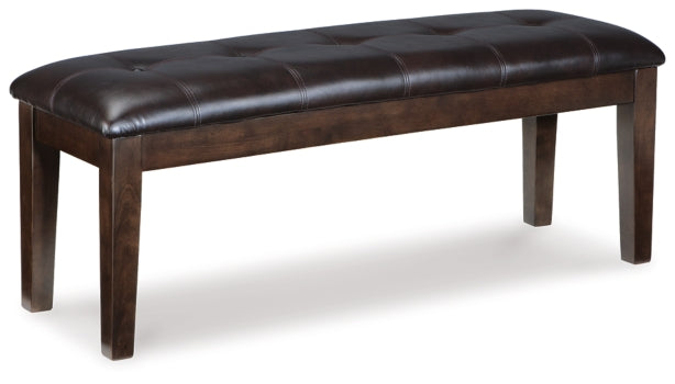 Haddigan Dining Table and 4 Chairs and Bench - furniture place usa
