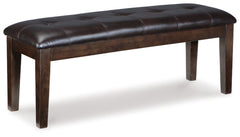 Haddigan Dining Table and 4 Chairs and Bench - furniture place usa