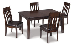 Haddigan Dining Table and 4 Chairs - furniture place usa