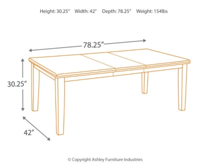 Haddigan Dining Table and 8 Chairs with Storage - furniture place usa
