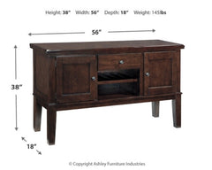 Haddigan Dining Table and 8 Chairs with Storage - furniture place usa