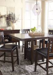 Haddigan Counter Height Dining Extension Table - furniture place usa