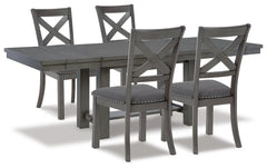 Myshanna Dining Table and 4 Chairs - PKG013982 - furniture place usa