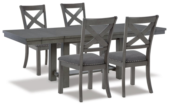 Myshanna Dining Table and 4 Chairs - PKG013982 - furniture place usa