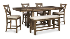 Moriville Counter Height Dining Extension Table - furniture place usa