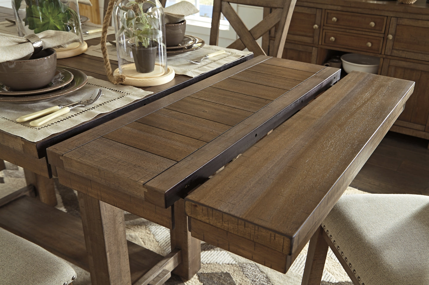 Moriville Counter Height Dining Extension Table - furniture place usa
