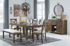 Moriville Dining Table and 4 Chairs with Storage - furniture place usa