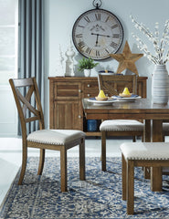 Moriville Dining Table and 4 Chairs and Bench - furniture place usa