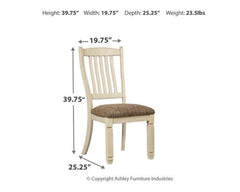 Bolanburg Dining Table and 8 Chairs with Storage - furniture place usa