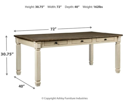 Bolanburg Dining Table and 6 Chairs - PKG000171 - furniture place usa
