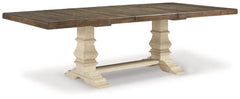 Bolanburg Dining Table and 8 Chairs with Storage - furniture place usa