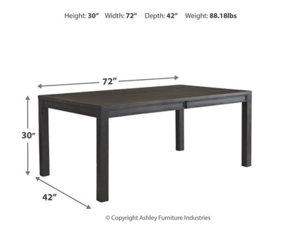 Jeanette Dining Table and 4 Chairs - furniture place usa