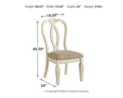 Realyn Dining Table and 8 Chairs - PKG002230 - furniture place usa