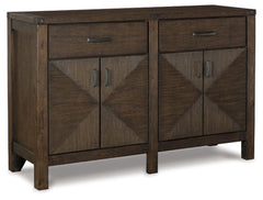 Dellbeck Dining Table and 6 Chairs with Storage - furniture place usa