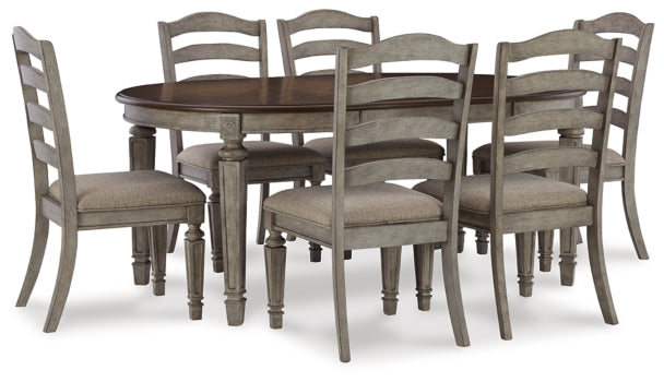 Lodenbay Dining Table and 6 Chairs - furniture place usa