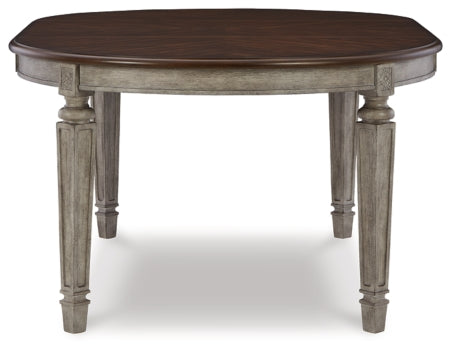 Lodenbay Dining Table and 6 Chairs with Storage - furniture place usa