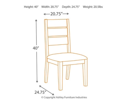 Grindleburg Dining Table and 6 Chairs - PKG000625 - furniture place usa