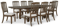 Markenburg Dining Table and 8 Chairs - PKG014202 - furniture place usa