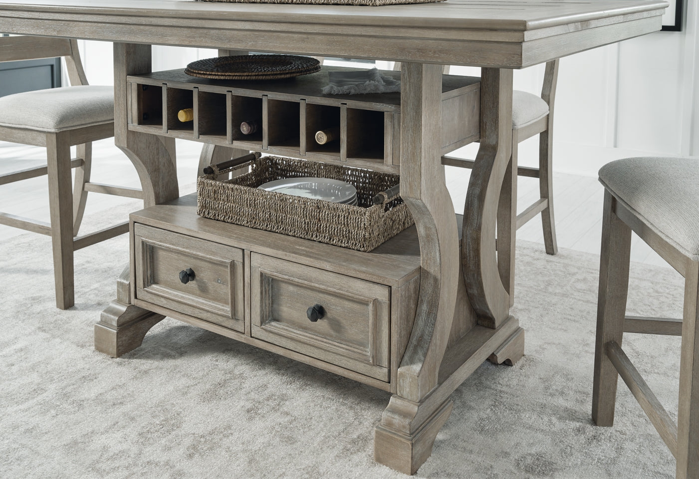 Moreshire Counter Height Dining Table - furniture place usa