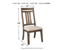 Wyndahl Dining Table and 4 Chairs - PKG011226 - furniture place usa
