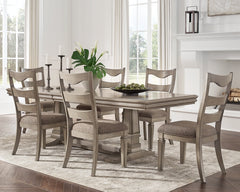 Lexorne Dining Table and 6 Chairs - furniture place usa