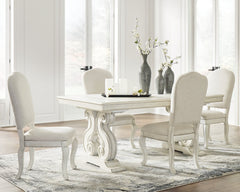 Arlendyne Dining Table and 4 Chairs - furniture place usa