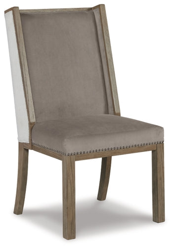 Chrestner Dining Table and 8 Chairs with Storage - PKG013368 - furniture place usa
