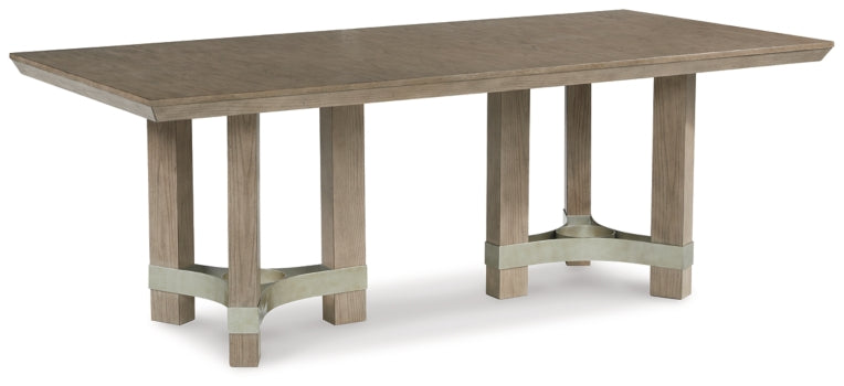 Chrestner Dining Table and 4 Chairs - PKG014002 - furniture place usa