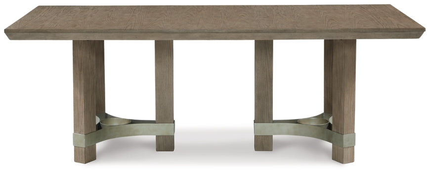 Chrestner Dining Table and 8 Chairs with Storage - PKG013368 - furniture place usa