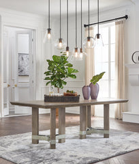 Chrestner Dining Table and 4 Chairs - PKG014003 - furniture place usa