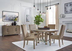 Chrestner Dining Table and 4 Chairs with Storage - furniture place usa