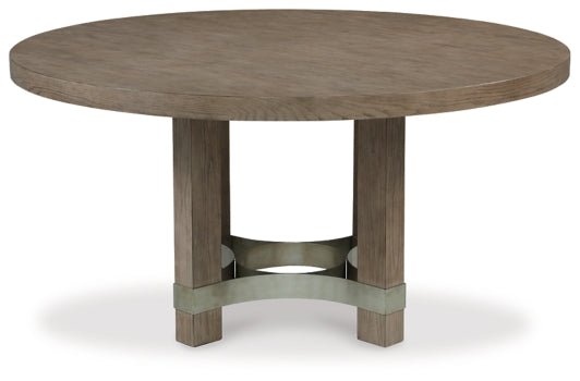 Chrestner Dining Table and 4 Chairs with Storage - furniture place usa