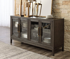 Burkhaus Dining Table and 8 Chairs with Storage - PKG013374 - furniture place usa