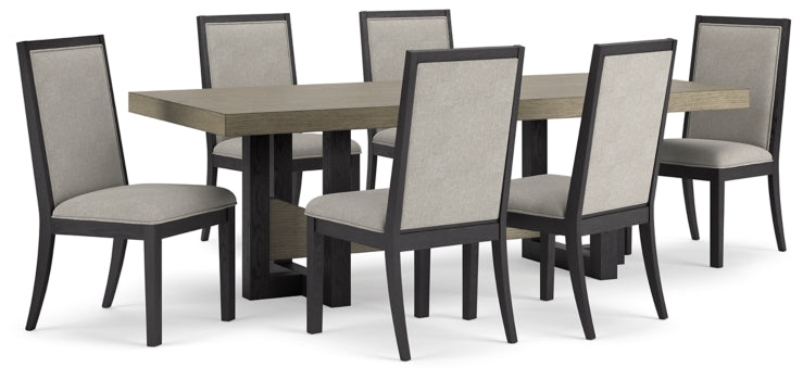 Foyland Dining Table and 6 Chairs - furniture place usa