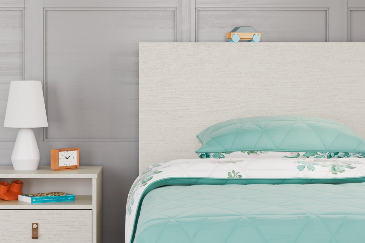 Aprilyn Twin Bookcase Headboard with Dresser and Chest - furniture place usa