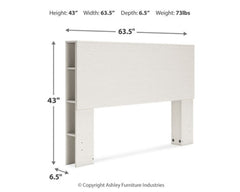 Aprilyn Queen Bookcase Headboard with Dresser - furniture place usa