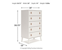 Aprilyn Queen Panel Headboard with Dresser and Chest - furniture place usa