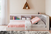 Piperton Full Bookcase Storage Bed - furniture place usa