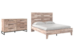 Neilsville Queen Platform Bed with Dresser - PKG009188 - furniture place usa