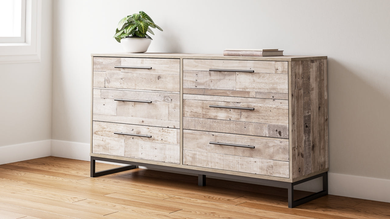 Neilsville Queen Platform Bed with Dresser - PKG009188 - furniture place usa