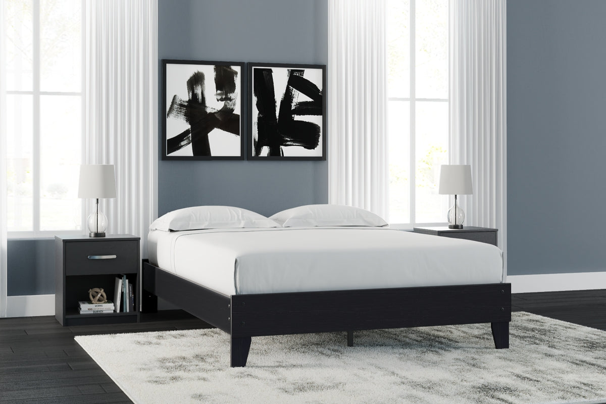 Finch Queen Platform Bed - furniture place usa