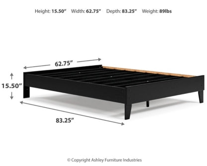 Finch Queen Platform Bed - furniture place usa
