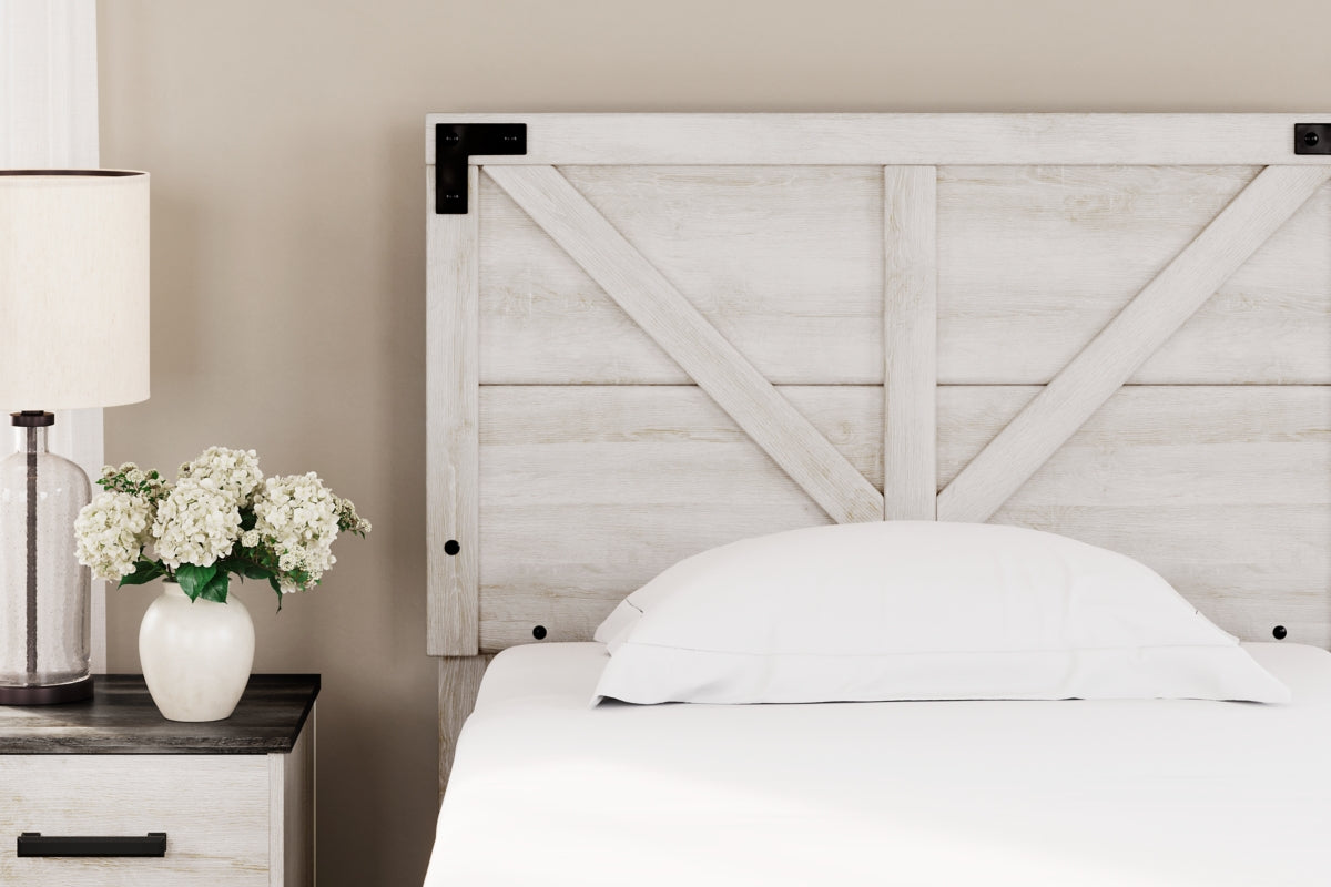 Shawburn Twin Crossbuck Panel Headboard - furniture place usa