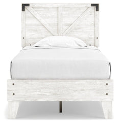 Shawburn Twin Crossbuck Panel Platform Bed - furniture place usa