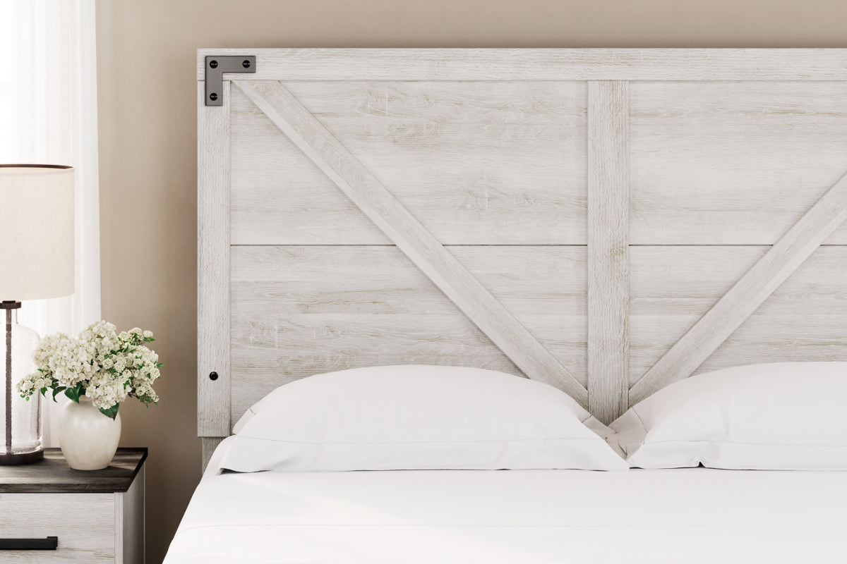 Shawburn Queen Crossbuck Panel Headboard - furniture place usa