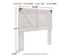 Shawburn Queen Crossbuck Panel Headboard - furniture place usa