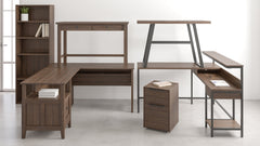 Camiburg Home Office L-Desk with Storage - furniture place usa