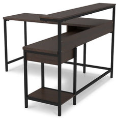 Camiburg Home Office L-Desk with Storage - furniture place usa