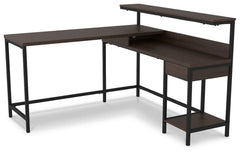 Camiburg Home Office L-Desk with Storage - furniture place usa